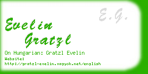 evelin gratzl business card